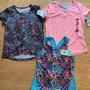 Sketcher active girls shirts size 7/8 bundle